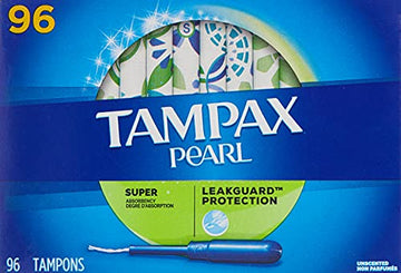 Tampax Pearl Unscented Super Absorbency Tampons, 96 Count Tampax buy supplements canada