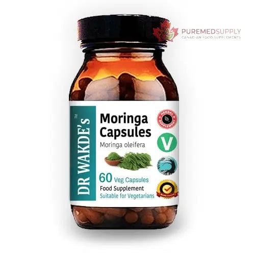 DR WAKDE'S Moringa Capsules (Moringa oleifera, 60 Veg Caps, Plant-Based Supplement, Ayurvedic Herb, All Natural, Vegan) DR WAKDE's buy supplements canada
