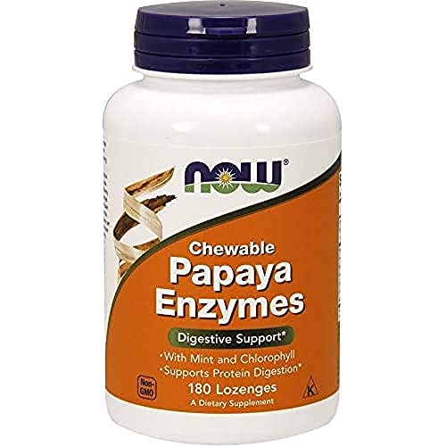 NOW FOODS Papaya Enzyme Chewable, 180 Count NOW FOODS buy supplements canada