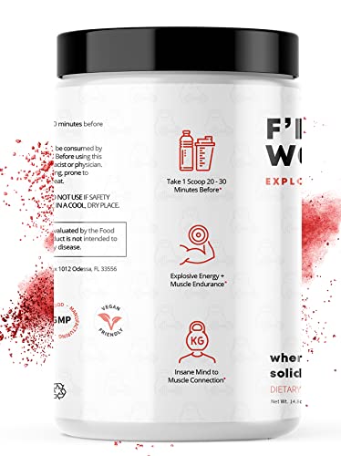 F'ing Workout - Explosive Pre-Workout Supplement (Sour Peach Rings) F'ing buy supplements canada