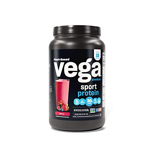 Vega Premium Sport Protein Berry Protein Powder, Vegan, Non GMO, Gluten Free Plant Vega buy supplements canada