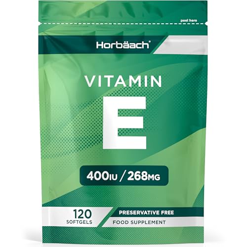 Vitamin E Capsules 400iu | 120 Count | High Strength Vitamin E as DL-a-Tocopheryl Horbäach buy supplements canada