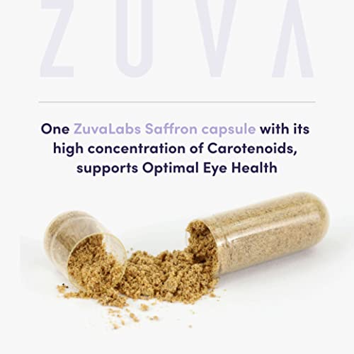 Saffron Supplements - 100% Pure Saffron Extract Mood Enhancer for Women and Men ZuvaLabs buy supplements canada
