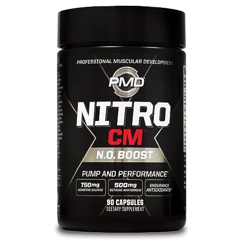 PMD Sports Nitro cm - Nitric Oxide with Agmatine Pre Workout Supplement - Muscle PMD buy supplements canada