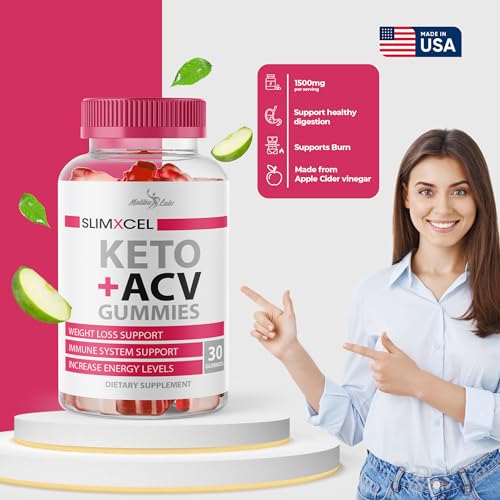 SlimXcel Keto ACV Gummies Weight Loss - 1500mg Once a Day, Strong Time Released Advanced Malibu Labs buy supplements canada