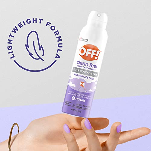 OFF! Clean Feel Insect Repellent Aerosol with 20% Picaridin, Bug Spray OFF! buy supplements canada