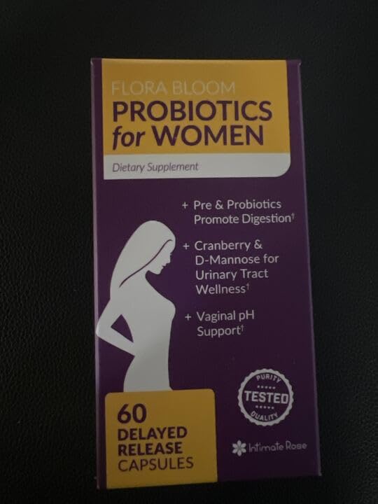 Intimate Rose Combo Pack! Flora Bloom Probiotics for Women (One Bottle) and Boric Balance Boric Acid Intimate Rose buy supplements canada
