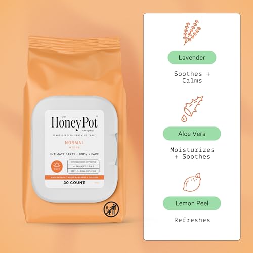 The Honey Pot Company - Feminine Wipes - Daily PH Balancing, Fragrance & Sulfate Free Wipes The Honey Pot Company buy supplements canada