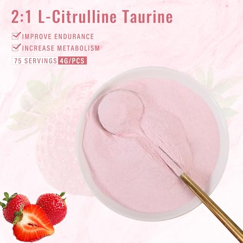 SEDDS Strawberry-Flavored L-Citrulline Taurine 2:1, L Citrulline Powder, Unflavored Vegan SEDDS buy supplements canada