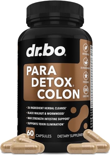 Colon Cleanse Pills Body Detox - Intestinal Guard Cleanser for Stomach - Natural Weight DR. BO buy supplements canada