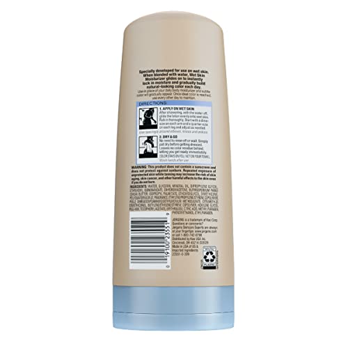 Jergens Natural Glow In Shower Lotion, Self Tanner for Medium to Deep Skin Tone, Sunless Tanning Wet Skin Lotion for Gradual Jergens buy supplements canada