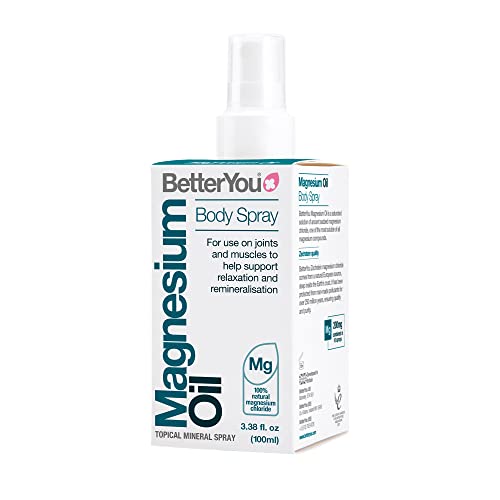 BetterYou Magnesium Oil Body Spray, Pure and Natural Source of Magnesium Chloride BetterYou buy supplements canada