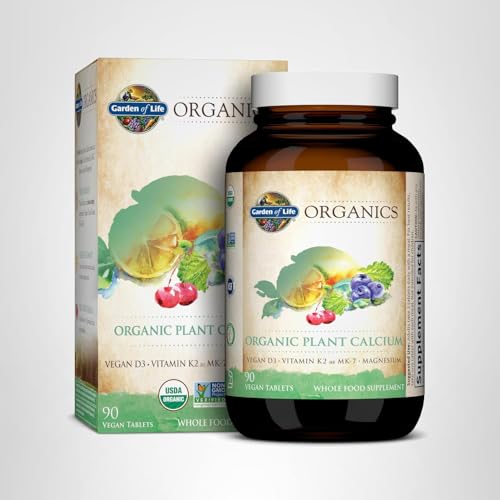 Garden of Life Calcium Supplement with Magnesium & Organic Vitamin D3 K2, Made from Whole Foods, Gluten-Free, 90 Count Garden of Life buy supplements canada