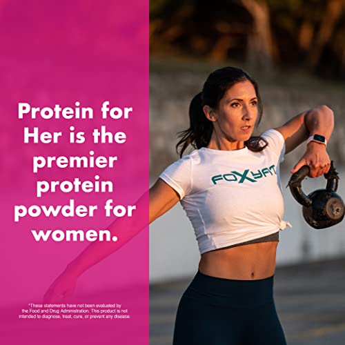 FoxyFit Protein for Her, Caramel Mocha Whey Protein Powder with CLA and Biotin FoxyFit buy supplements canada