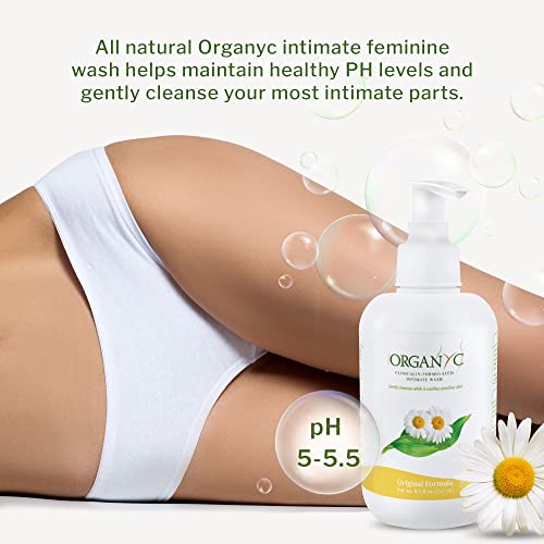 Organyc Feminine Intimate Wash for Sensitive Skin with Chamomile, Free from Chlorine, Parabens Organyc buy supplements canada