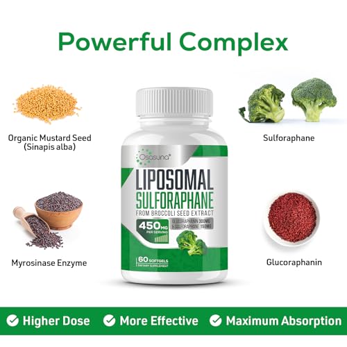 Osasuna Liposomal Sulforaphane 450MG, Maximum Absorption Osasuna buy supplements canada