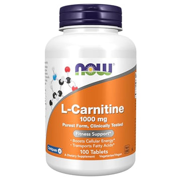 NOW Supplements, L-Carnitine 1,000 mg, Purest Form, Amino Acid, Fitness Support NOW buy supplements canada