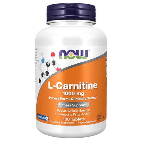 NOW Supplements, L-Carnitine 1,000 mg, Purest Form, Amino Acid, Fitness Support NOW buy supplements canada