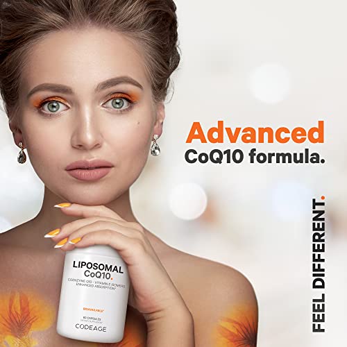 Codeage Liposomal CoQ10 Supplement - Vitamin E Isomers Tocopherols - 125mg Coenzy Codeage buy supplements canada