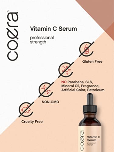 Vitamin C Serum for Face | 2 oz | Brightening Serum for Dark Spots | Paraben & SLS Free Coera buy supplements canada
