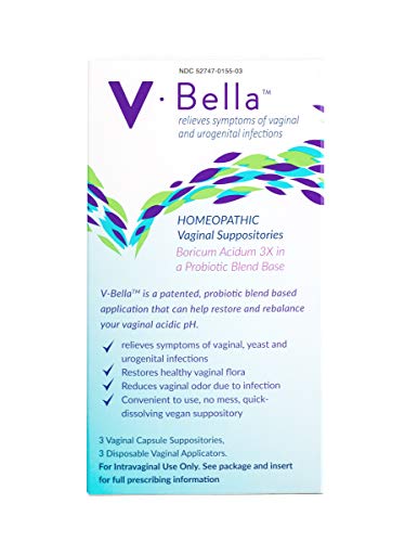 V-Bella Boric Acid + Probiotic Based Vaginal Suppositories- a More Natural Way to Refresh, Balance & Relieve BeBe & Bella buy supplements canada