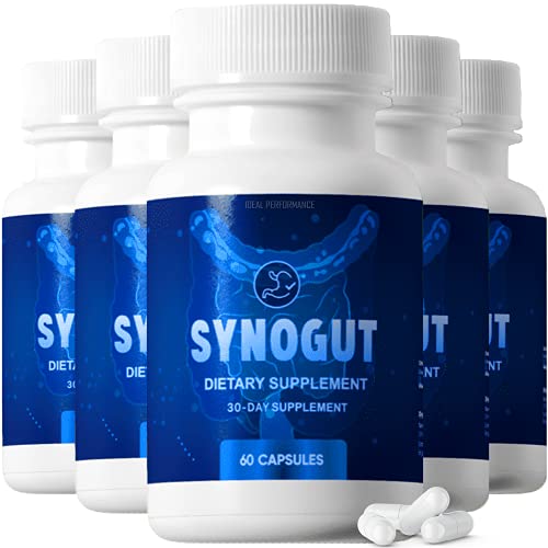 Ideal Performance Synogut Pills Dietary Supplement for Gut Health (5 Bottles) Ideal Performance buy supplements canada