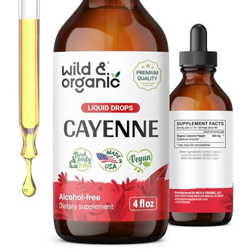 Cayenne Pepper Supplements - Organic Cayenne Pepper Tincture - Cayenne Pepper Liquid Wild & Organic buy supplements canada