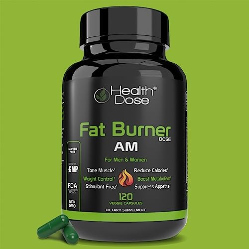 Health Dose Fat Burner AM. Weight Control & Metabolism Boost. For Active Lifestyles. Health Dose buy supplements canada