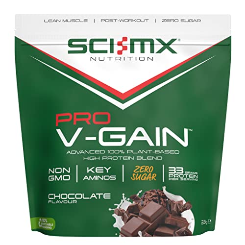 SCI-MX Pro-V Gain - 100% Vegan Chocolate Flavour Soy Protein Powder Isolate + B12 + Magnesium SCI-MX buy supplements canada