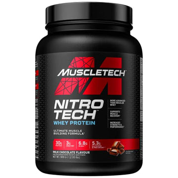 MuscleTech NitroTech Whey Protein Powder, Muscle Maintenance & Growth, Whey Isolate Protein Muscletech buy supplements canada