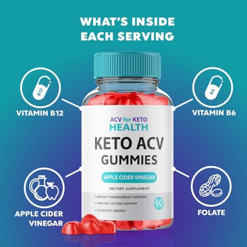 (3 Pack) ACV for Keto Health - Premium Apple Cider Vinegar Gummies – Natural Detox Hidden Elixir buy supplements canada