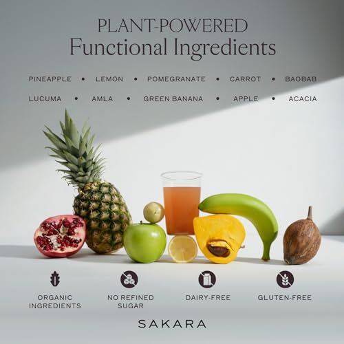 SAKARA Fiber Super Powder - Pineapple Flavor Prebiotic Fiber Powder, High Fiber SAKARA buy supplements canada