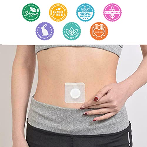 Wormwood Belly Patch,30Pcs Mugwort Abdomen Navel Patch and 30Pcs Moxibustion Patch BEANGG buy supplements canada