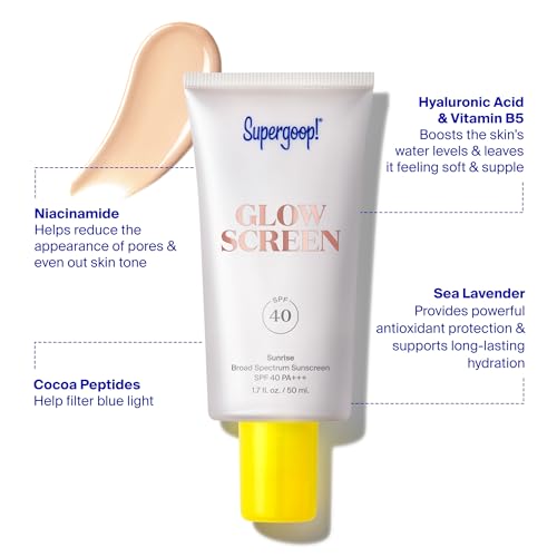 Supergoop! Glowscreen SPF 40 - Glowy Sunscreen Primer with Hyaluronic Acid Supergoop! buy supplements canada