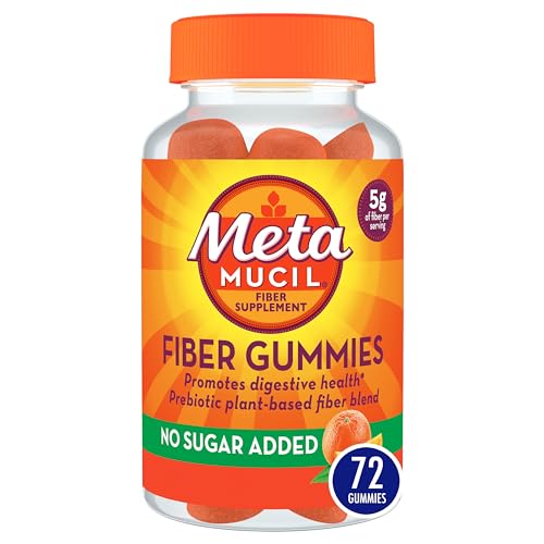 Metamucil Daily Fiber Gummies, Orange Flavored, No Sugar Added, 5g Prebiotic Plant Metamucil buy supplements canada