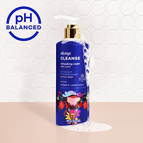 Always Cleanse Feminine Intimate Wash For Women, Ph Balanced For Skin, Lightly Scented Always buy supplements canada