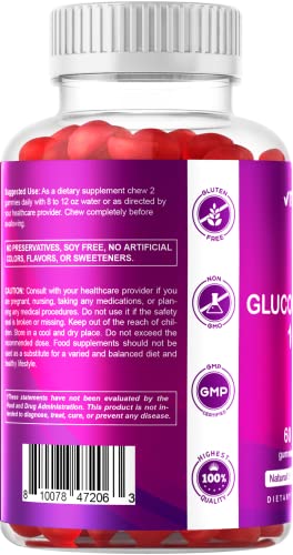 Vitamatic Sugar Free Glucomannan Gummies (Amorphophallus Konjac Root) - 1000mg per Vitamatic buy supplements canada