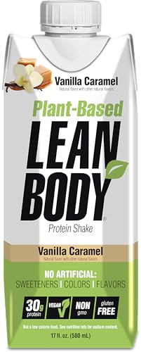 Lean Body Ready-to-Drink, Plant-Based Vegan Vanilla Caramel Protein Shake, 30g Protein Labrada buy supplements canada