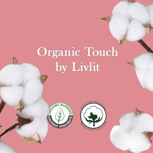 Livlit Ultra Thin Panty Liners Sanitary Pads, 100% Certified Organic Cotton from Texas, Light Absorbency LIVLIT buy supplements canada