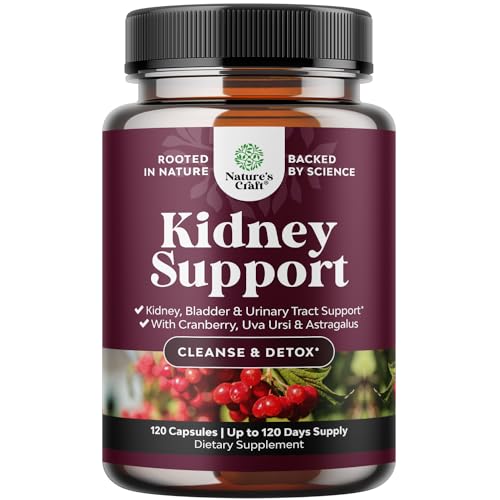 Kidney Support Cranberry Supplement for Women and Men - High Strength Kidney Natures Craft buy supplements canada