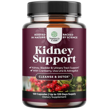 Kidney Support Cranberry Supplement for Women and Men - High Strength Kidney Natures Craft buy supplements canada