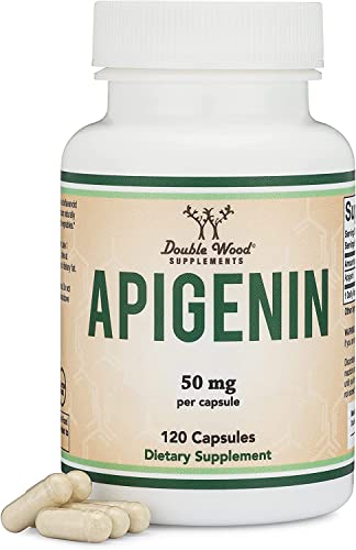 Apigenin Supplement - 50mg per Capsule, 120 Count (Powerful Bioflavonoid Found Double Wood Supplements buy supplements canada