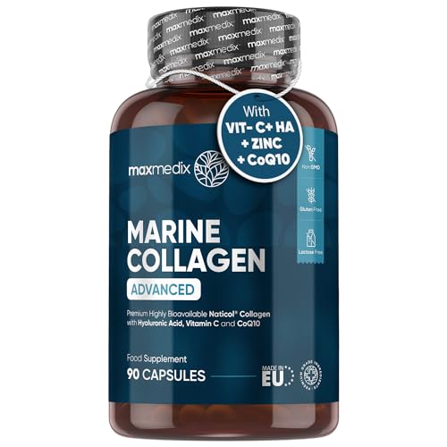 Marine Collagen Capsules 1455mg - Naticol Type 1 Collagen Supplements for Women & Men maxmedix buy supplements canada