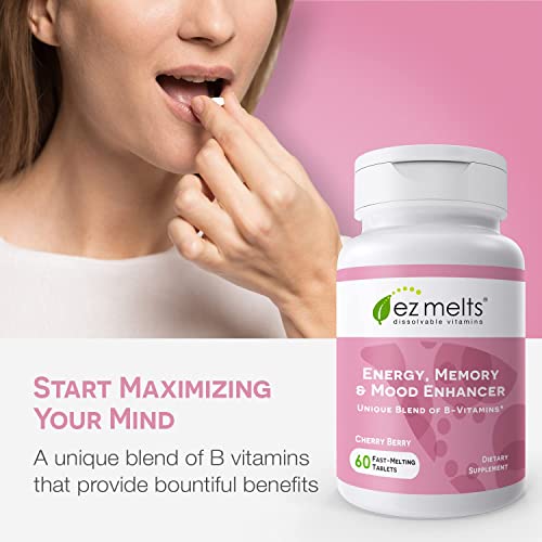 EZ Melts Dissolvable Energy, Memory & Mood Enhancer, Blend of B-Vitamins, Sugar-Free EZ Melts buy supplements canada