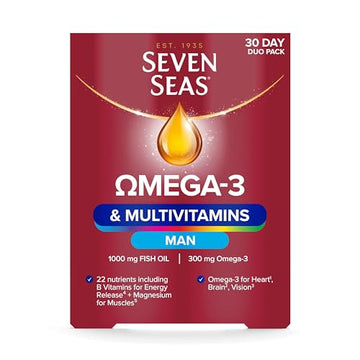 Seven Seas Omega-3 & Multivitamins Man, With B Vitamins and Magnesium, 30-Day Duo Seven Seas buy supplements canada