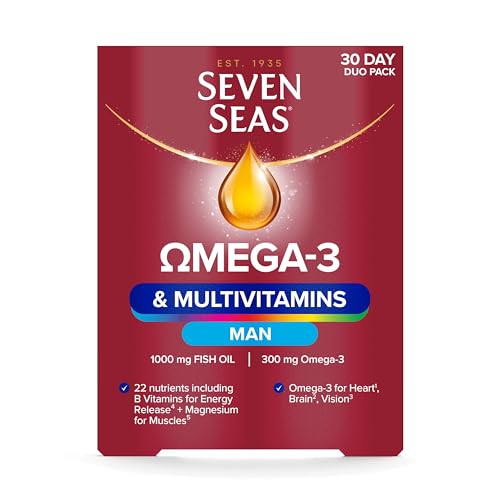 Seven Seas Omega-3 & Multivitamins Man, With B Vitamins and Magnesium, 30-Day Duo Seven Seas buy supplements canada