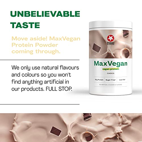 MaxiNutrition - MaxVegan Protein Powder, Chocolate - Plant Based Protein Food Supplement MaxiNutrition buy supplements canada