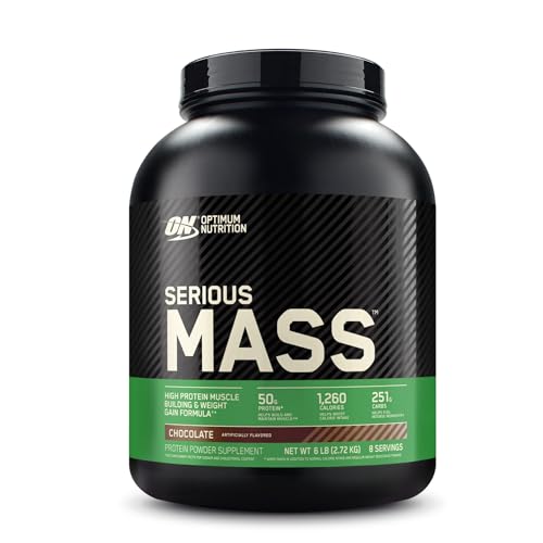 Optimum Nutrition Serious Mass, Weight Gainer Protein Powder, Chocolate, 6 Pound Optimum Nutrition buy supplements canada