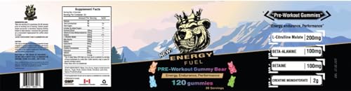 Pre Workout Gummies Elite Fuel - Endless Energy, Instant Strength Gain, Intense Pump Heath Secret buy supplements canada