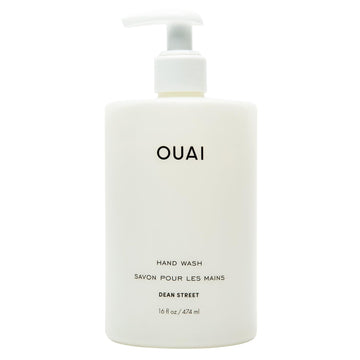 OUAI Hand Wash, Dean Street - Liquid Hand Soap with Jojoba, Avocado, & Rose Hip Oil for Replenished Skin - Gentle Exfoliating Kitchen & Bathroom Soap (16 Fl Oz) OUAI buy supplements canada